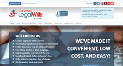 Desktop Screenshot of legalwills.ca